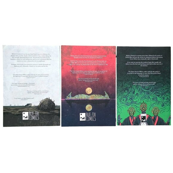 The Shadow Over Innsmouth Comic Book Vol 1-3 Descent Origins Escape Horror Birks - Picture 2 of 5